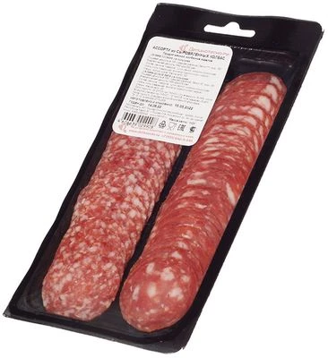 Ассорти из сыровяленых колбас нарезка 100г-1}