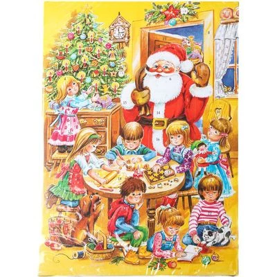 Шоколадный новогодний набор Адвент календарь Германия 75г-0}