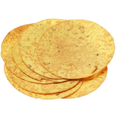 Лепешка хрустящая с листьями пажитника 180г-0}