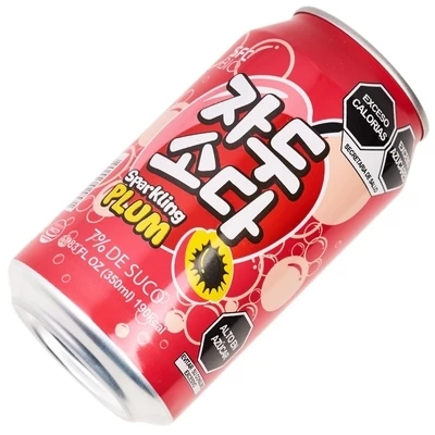 Напиток газированный с соком сливы Корея 350мл-1}