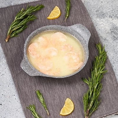 Заправка для пасты с креветками в сливочно-чесночном соусе Деликатеска 200г-1}