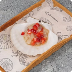 Гребешок с клубникой 70г