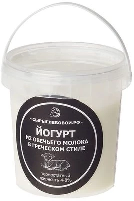 Йогурт термостатный из овечьего молока 4-8% жир. Деликатеска 120мл-0}