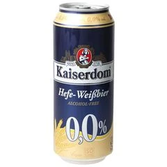 Пиво безалкогольное Kaiserdom Hefe-Weissbier светлое Германия 500мл