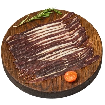 Хамон сыровяленый из мяса ягненка нарезка Деликатеска 30г-0}