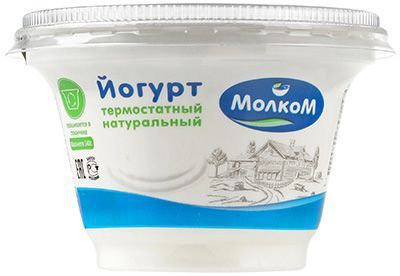 Йогурт термостатный натуральный 4% жир., 140г