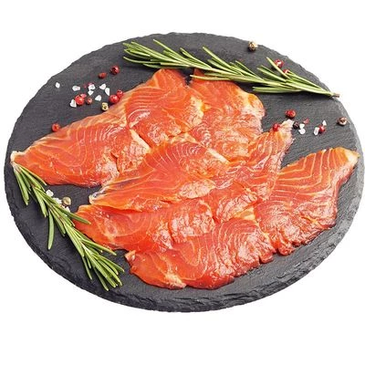 Форель слабосоленая без консервантов филе-ломтик Деликатеска 150г-0}