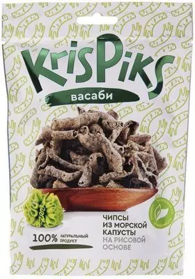Чипсы из морской капусты KrisPiks Васаби 20г - купить в Москве по ...
