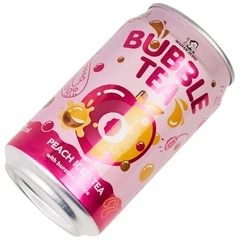 Напиток Bubble tea Lady Boba со вкусом персика Тайвань 320мл