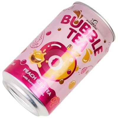 Напиток Bubble tea Lady Boba со вкусом персика Тайвань 320мл-1}