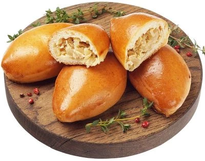 Пирожки Калужские с капустой Деликатеска 200г-0}