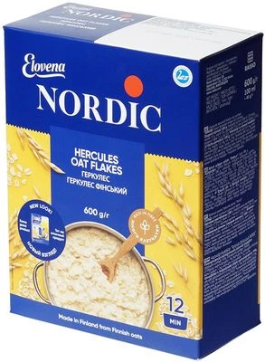 Хлопья овсяные Геркулес финский 600г -1}