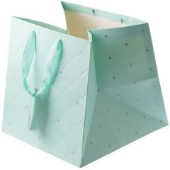 Пакет подарочный мятный большой 1шт