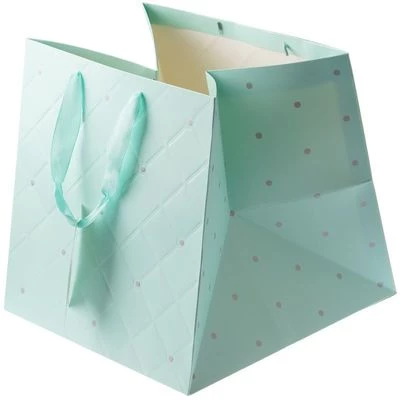 Пакет подарочный мятный большой 1шт-0}