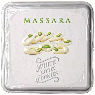 Печенье Massara White butter cookies premium с фисташками Турция 200г - купить в Москве по выгодной цене в интернет-магазине Деликатеска.ру