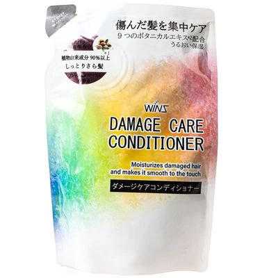 Кондиционер восстанавливающий Wins Damage Care Conditioner с маслом Арганы Япония 300мл-0}