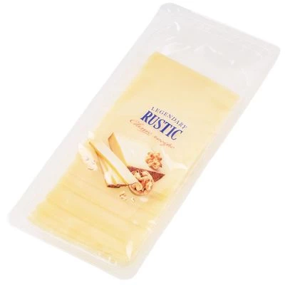 Сыр твердый Деревенский 49% жир. слайсы Швейцария 150г-1}