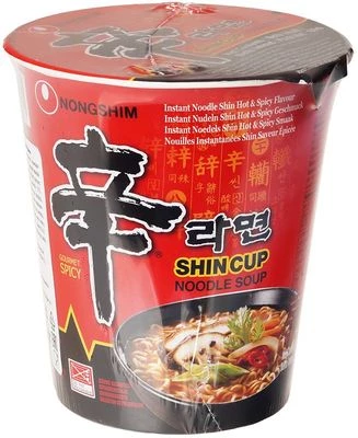 Лапша быстрого приготовления Шин Рамен Nongshim Корея 72г-0}