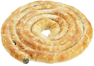 Пирог Филло спиральный с сыром Фета и шпинатом с оливковым маслом 850г-0}