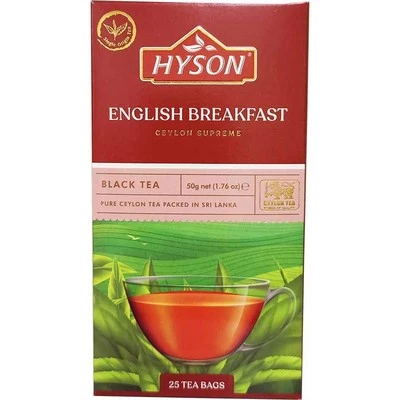 Чай чёрный пакетированный ХАЙСОН English Breakfast 50г-0}