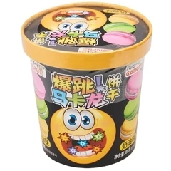 Печенье-сэндвич Макарон с кремовым вкусом и взрывной карамелью Китай 80г