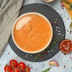 Суп-пюре с кусочками горбуши от Шефа ручная работа авторский рецепт Деликатеска 450г