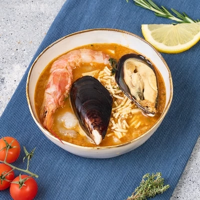 Суп Лакса с морепродуктами Деликатеска 400г-1}