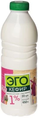 Кефир Эго 1% жир. 950мл-0}