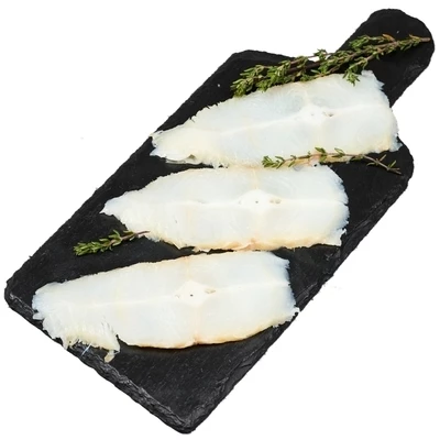 Палтус холодного копчения ломтики Деликатеска 100г-0}