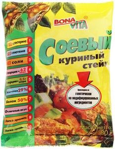 Соевое мясо куриный стейк 80г
