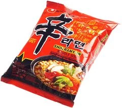 Лапша быстрого приготовления Шин Рамен Nongshim Корея 120г