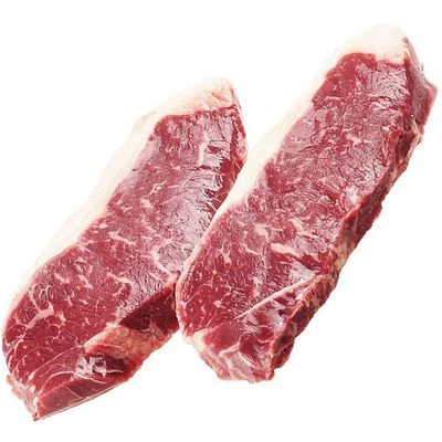 Мраморная говядина стейк Стриплойн зернового откорма ~450г-0}