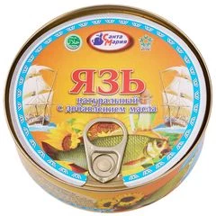 Язь натуральный с добавлением масла Санта Мария 230г