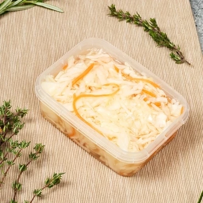 Капуста белокочанная в маринаде с хреном Деликатеска 200г-1}