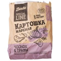 Чипсы картофельные Чеснок и травы 120г