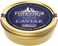 Икра черная осетровая малосоленая забойная 250г