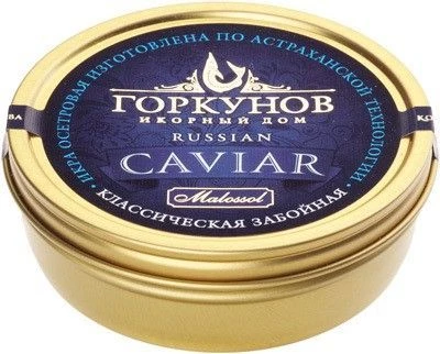 Икра черная осетровая малосоленая забойная 250г-0}