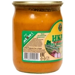 Кабачковая икра 100% натуральный продукт Мичуринский наукоград 530г