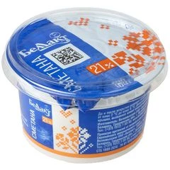 Сметана 21% жир. Беллакт Белоруссия 180г