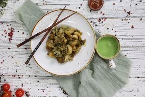 Рапаны в соусе сливочный васаби