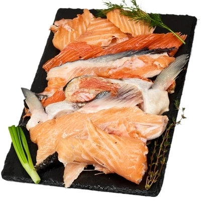 Суповой набор из лососевых рыб Деликатеска ~1кг-0}
