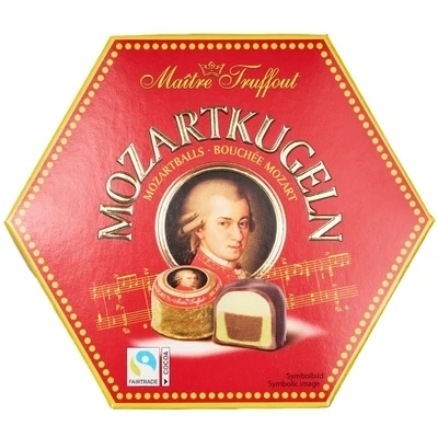 Набор конфет Mozartkugeln с марципаном в молочном и темном шоколаде Германия 300г-0}