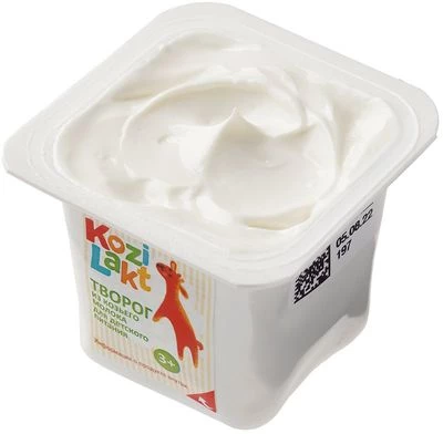 Творог из козьего молока Kozilakt  для детского питания 4% жир. 15 суток-1}