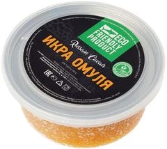 Икра омуля слабосоленая замороженная 200г