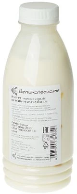 Йогурт термостатный персик-маракуйя 1% жир. 500г-0}