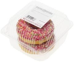 Пончики Донатс с клубничной начинкой 140г