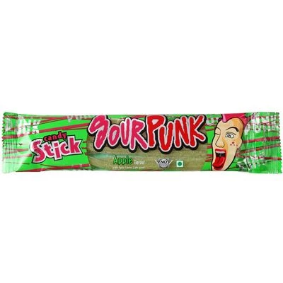 Мармелад жевательный Sour Punk Stick Apple вкус яблока Тайланд 40г-0}