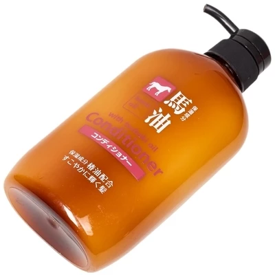 Кондиционер для волос Kumano CosmeStation с лошадиным жиром Япония 600мл-1}