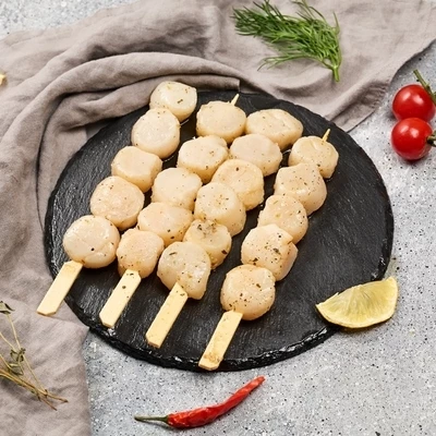 Шашлычки из морских гребешков маринованные от Шефа ~300г-1}
