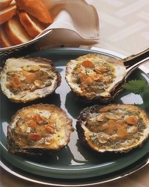 Устрицы на гриле